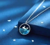 S925 sterling silver whale necklace, a light luxury and niche design for women's summer, a high-end collarbone chain, a gift for the Qixi Festival, a gentle smile details Picture
